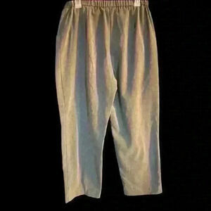 JM Collection Pants Womens 12PS Petite Gray Stretch Mid Rise.